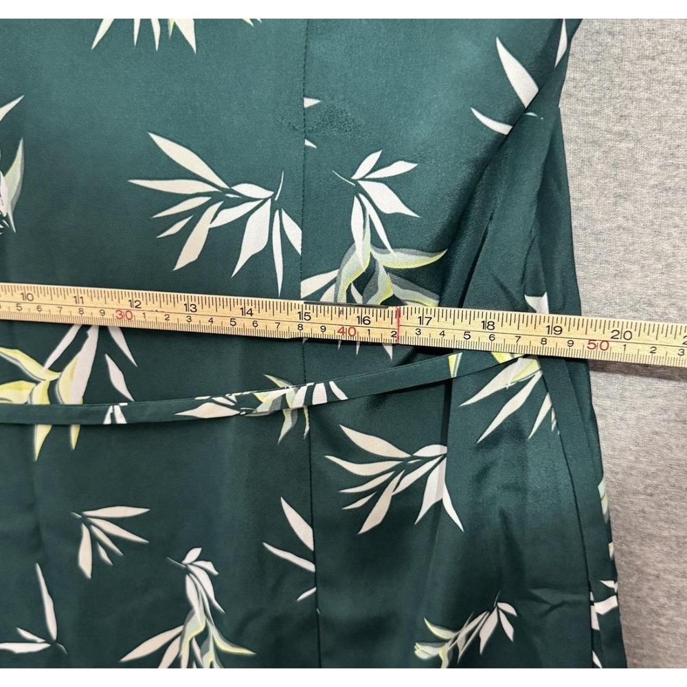 Limited P XL Tropical Palm Lead Dress Midi Boho Vacation Summer Coastal Resort - Picture 6 of 9